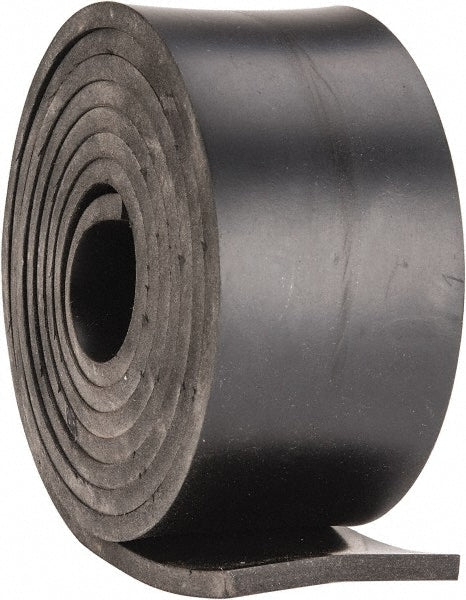 USA Industrials BULK-RS-N60-248 Rubber Strip Neoprene, 3/16" Thick, 2" Wide, 5' Long, Black