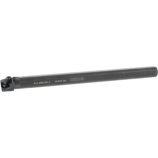 Seco 75051589 Indexable Boring Bar S12-MWLNR-3, 0.93" Min Bore Dia, Right Hand Cut, 3/4" Shank Dia, -5 &deg Lead Angle, Steel