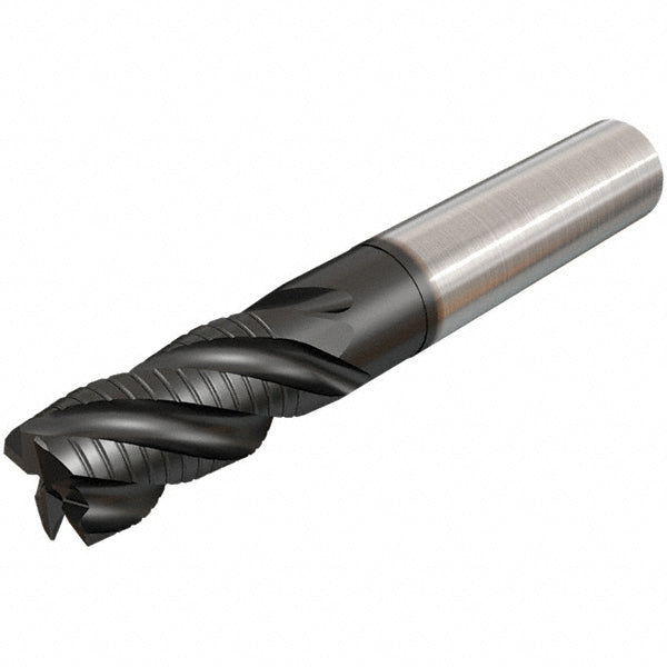 Iscar 5622212 Roughing End Mill 6.00 mm Dia, 4 Flute, Single End, Solid Carbide, Chipbreaker