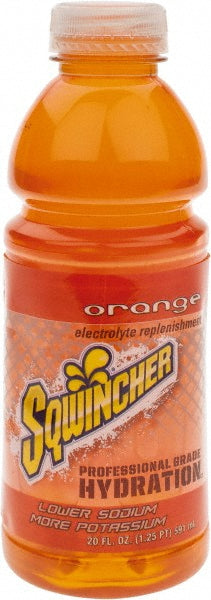 Sqwincher 159030534 Activity Drink 20 oz, Bottle, Orange, Ready-to-Drink Yields 20 oz