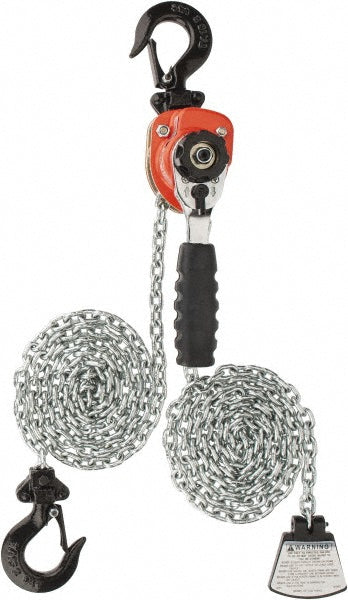 CM 0214 Manual Mini-Ratchet Lever Hoist 550 lb Capacity, 10' Max Lift