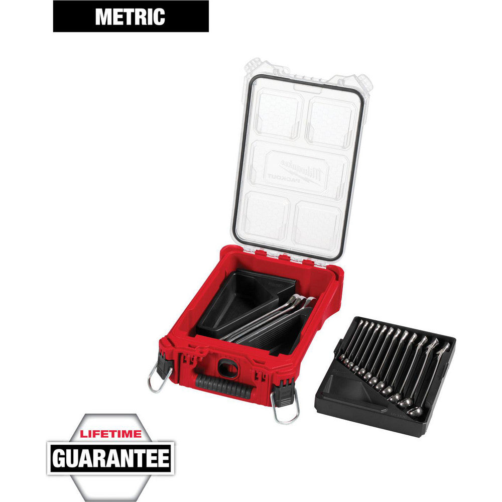 Milwaukee Tool 48-22-9483 Combination Wrench Set 15 Pc, 8 mm - 22 mm Wrench, Metric