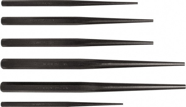 Mayhew 61811 Drift Punch Set 6 Pc, 0.125 to 0.3125"