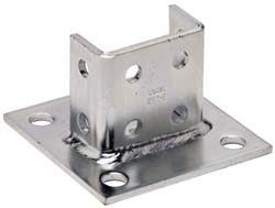 Cooper B-Line 78101157173 Strut Channel Post Base Use with Cooper B-Line - Channel/Strut (All Sizes Except B62 & B72), 1/2" Bolt