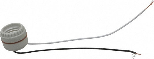 Leviton 8101 2 Pin, 250 VAC, 660 Watt, Medium Base, Keyless, Single Circuit Lamp Holder