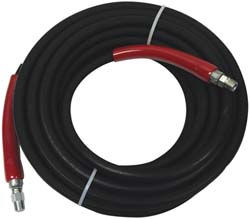 Value Collection K02-03150E33 50' Long, 3/8" Fitting, Male Rigid x Male Swivel Fitting, -40 to 310&degF, Synthetic Rubber High Temp & High Pressure Hose