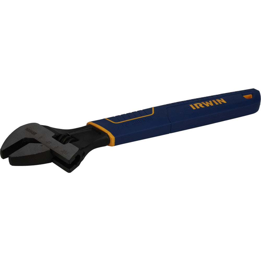 Irwin 2078612 Adjustable Wrench 12" OAL, Chrome Vanadium Steel, Black