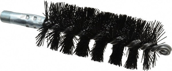 Schaefer Brush 43745 Single Stem/Spiral Tube Brush 2" Dia, 7-1/4" OAL, Nylon Bristles