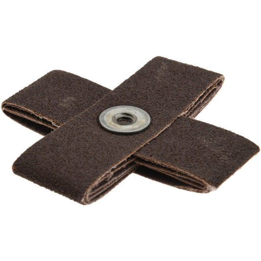 GLOBAL ABRASIVE 809775-69758 80 Grit, Medium Grade, Aluminum Oxide Cross Pad