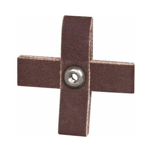GLOBAL ABRASIVE 809775-69968 80 Grit, Medium Grade, Aluminum Oxide Cross Pad
