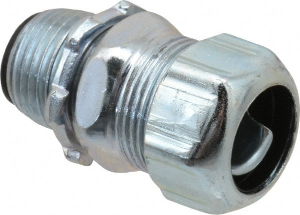 Thomas & Betts 5331 HT Conduit Connector For Liquid-Tight, Steel, 3/8" Trade Size