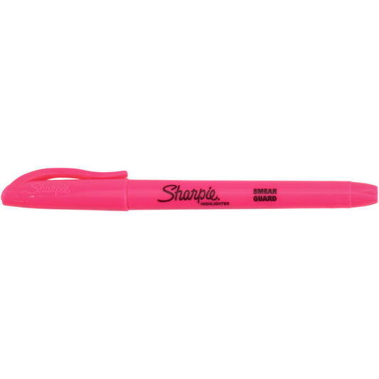 Sharpie 27009 Highlighter Marker Fluorescent Pink, AP Non-Toxic, Chisel Point