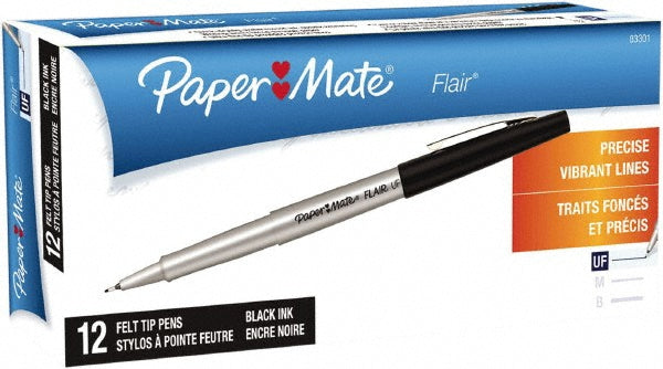 Paper Mate 8330152 Porous Point Pen Ultra Fine Tip, Black Ink