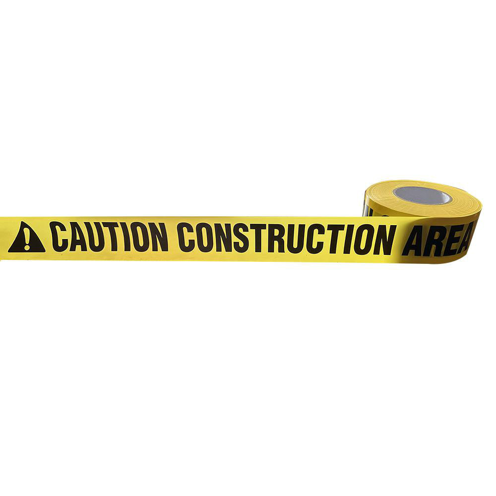 PRO-SAFE BT-CTNAR231000 Barricade & Flagging Tape Tape Type Barricade  Legend Caution - Construction Area  Material Polyethylene  Overall Length 1000.00ft  Roll Length (Feet) 1000  Overall Width 3.0000in