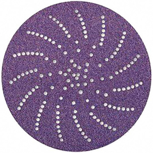 3M 7100141692 Hook & Loop Disc 6" Dia, 320 Grit, Coated, Precision Shaped Ceramic