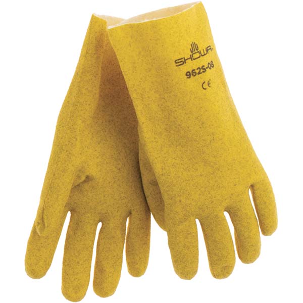 SHOWA 962S-08 Work Gloves SHOWA® Size Small, Vinyl