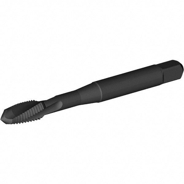 Kennametal 5705429 Spiral Flute Tap M12x1.75, Metric Coarse, 3 Flute, Plug Chamfer, Powdered Metal, Multi-layer Finish