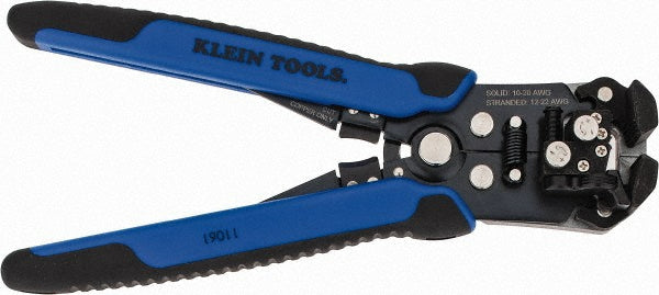 Klein Tools 11061 Wire Stripper 20 AWG Solid 22 AWG Stranded & 14/2 Romex, 10 AWG Solid 12 AWG Stranded & 12/2 Romex Wire Max Capacity