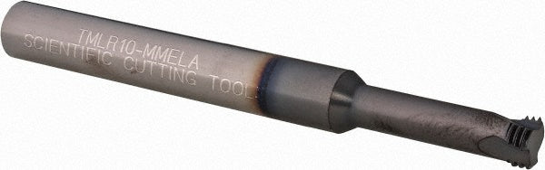 Scientific Cutting Tools, Inc. TMLR10-1.5MMELA Helical Flute Thread Mill M10x1.5, Internal, 3 Flute, 0.3750" Shank Dia, Solid Carbide