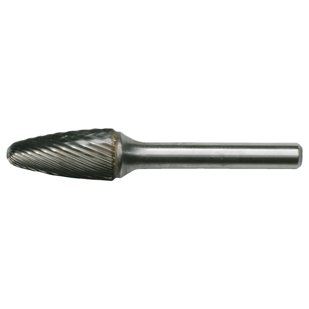 Cle-Line C17655 Abrasive Burr SF-3, 3/8" Cut Dia, Ball Nose Tree, Standard Cut