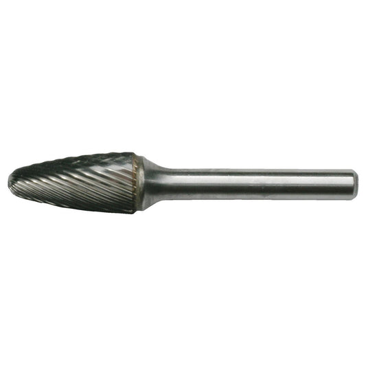 Cle-Line C17655 Abrasive Burr SF-3, 3/8" Cut Dia, Ball Nose Tree, Standard Cut