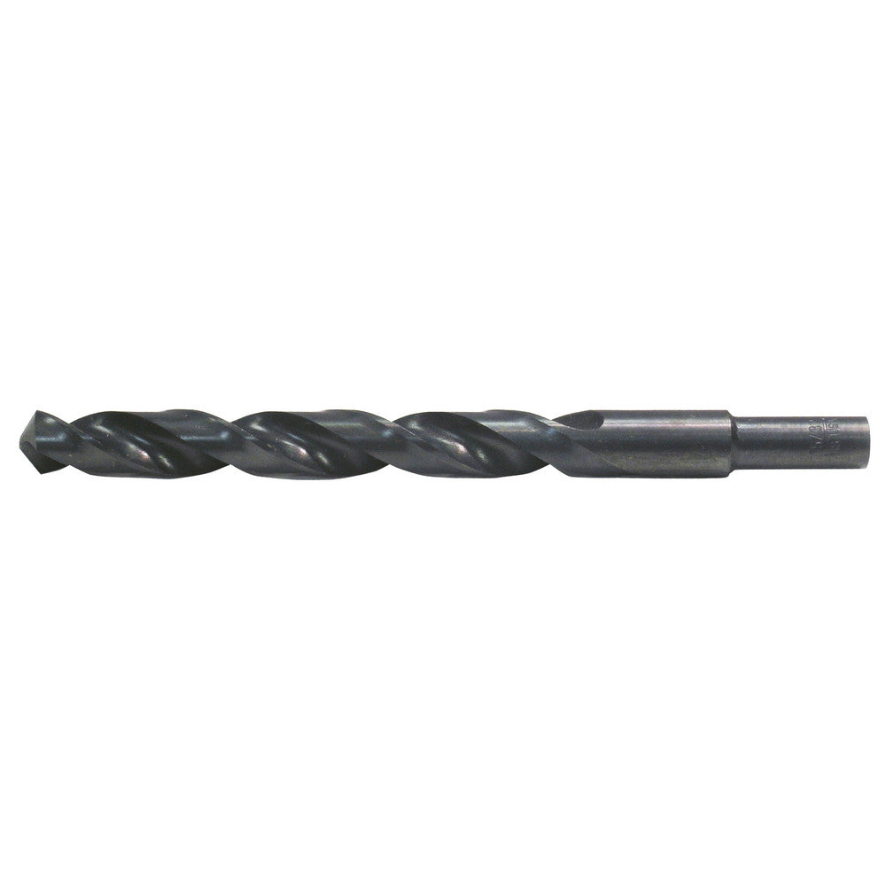 Cle-Line C20638 Reduced Shank Drill Bit 1/2" Dia, 3/8" Shank Dia, 135 deg Point, High-Speed Steel