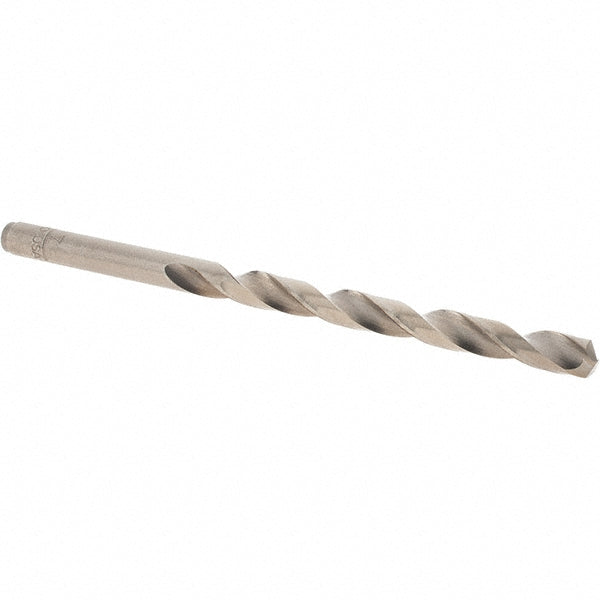 Cle-Line C23427 Jobber Length Drill Bit #7 (0.2010) Dia, 135 deg, Cobalt