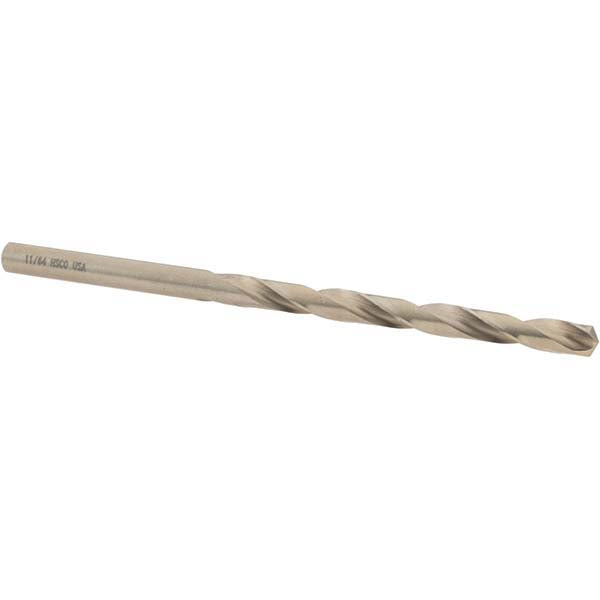 Cle-Line C23352 Jobber Length Drill Bit 11/64" (0.1719) Dia, 135 deg, Cobalt