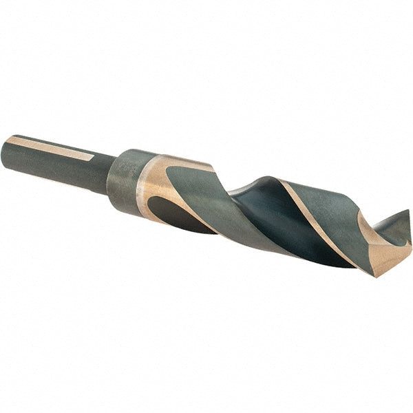 Cle-Line C21185 Reduced Shank Drill Bit 21.00 mm Dia, 12.70 mm Shank Dia, 118 deg Point, High-Speed Steel