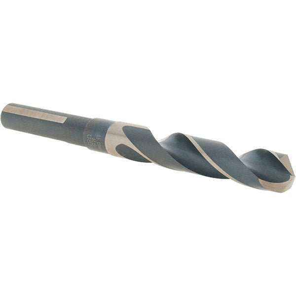 Cle-Line C21174 Reduced Shank Drill Bit 15.00 mm Dia, 12.70 mm Shank Dia, 118 deg Point, High-Speed Steel