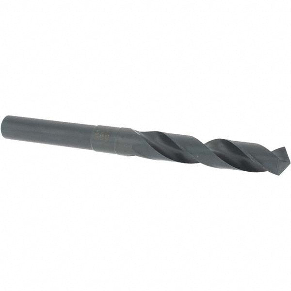 Cle-Line C21072 Reduced Shank Drill Bit 0.5512'' Dia, 1/2'' Shank Dia, 118 °, High Speed Steel