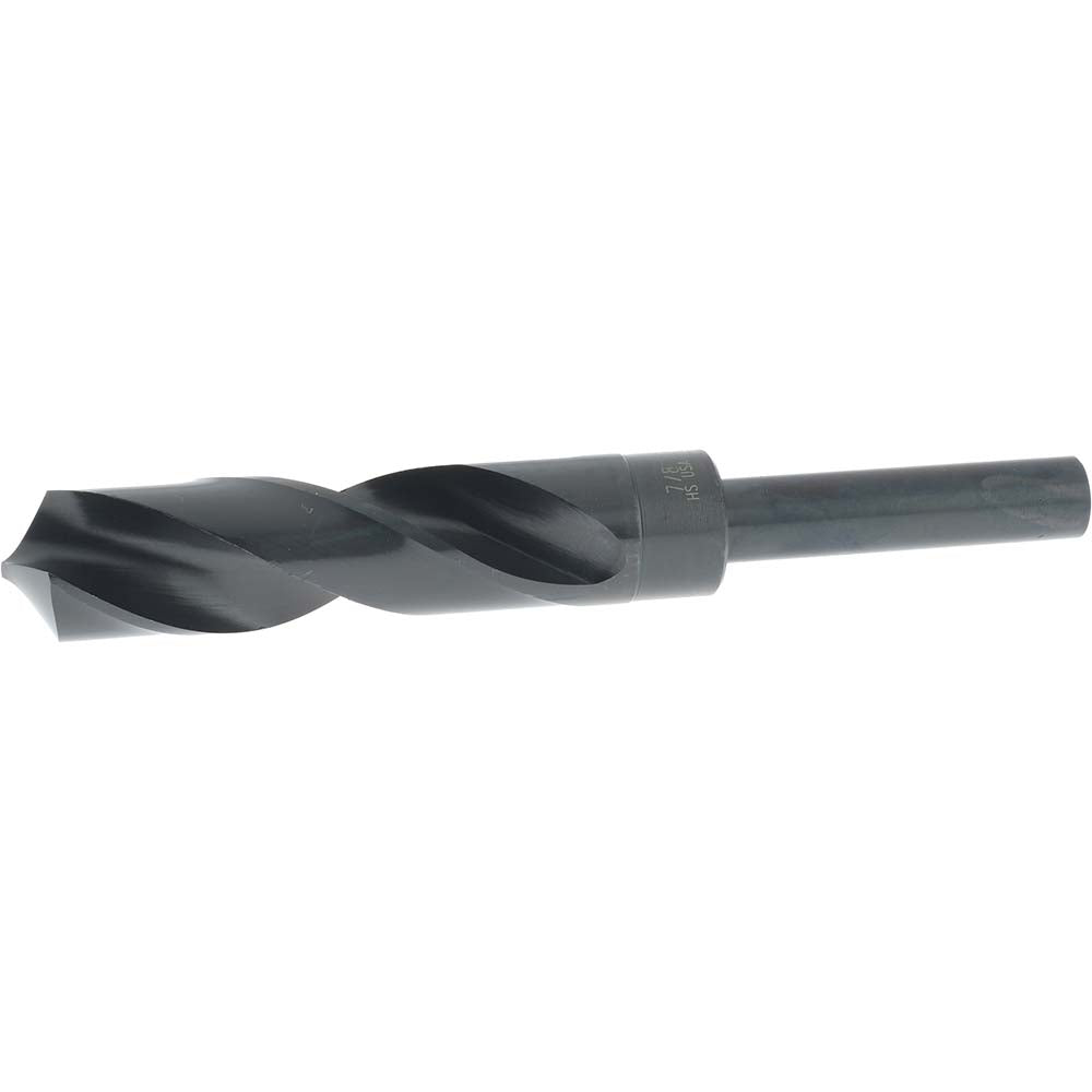 Cle-Line C20753 Reduced Shank Drill Bit 7/8" Dia, 1/2" Shank Dia, 118 deg Point, High-Speed Steel