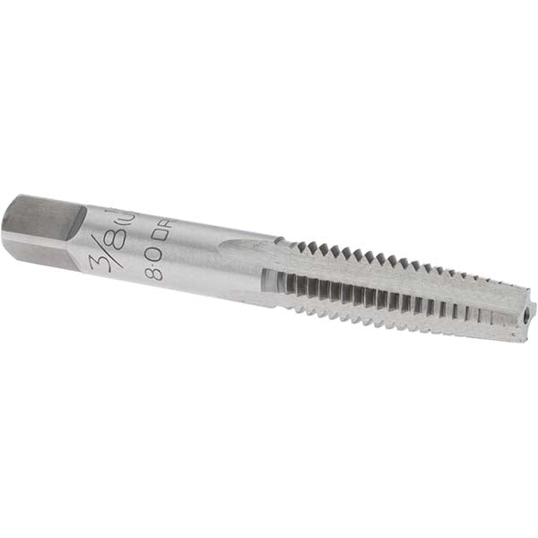 Cle-Force C69425 Straight Flute Tap 3/8-16 UNC, 4 Flutes, Taper, Carbon Steel, Bright/Uncoated