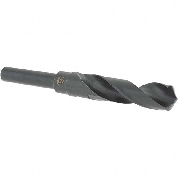 Cle-Force C68648 Reduced Shank Drill Bit 49/64'' Dia, 1/2'' Shank Dia, 118 °, High Speed Steel