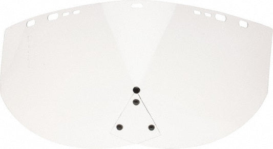 Jackson Safety 14445 Face Shield Windows & Screens Replacement Window, Clear, 9" High, 0.04" Thick