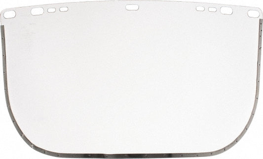 Jackson Safety 29052 Face Shield Windows & Screens Replacement Window, Clear, 8" High, 0.04" Thick