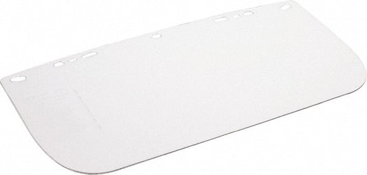 Jackson Safety 29099 Face Shield Windows & Screens Replacement Window, Clear, 8" High, 0.04" Thick