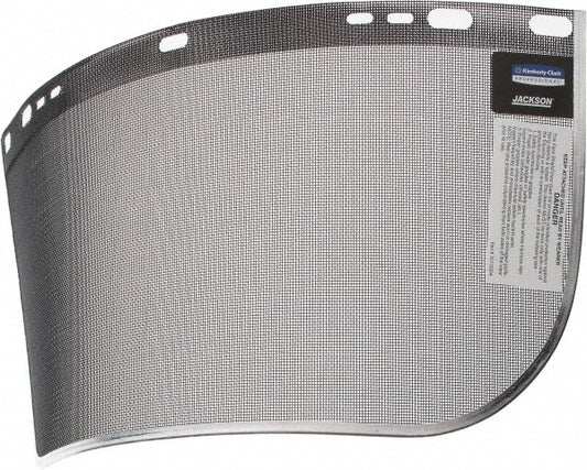 Jackson Safety 29055 Face Shield Windows & Screens Mesh Screen, Black, 8" High, 0.02" Thick