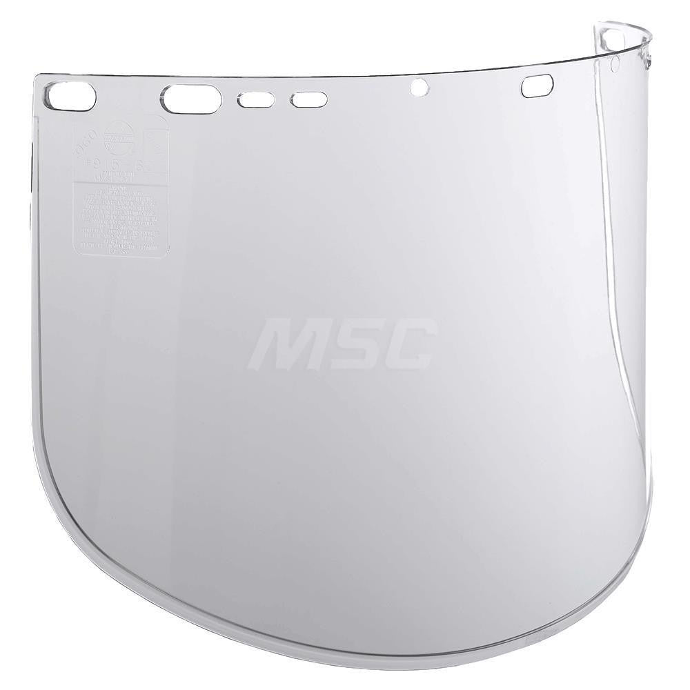 Jackson Safety 29084 Face Shield Windows & Screens Replacement Window, Clear, 9" High, 0.06" Thick