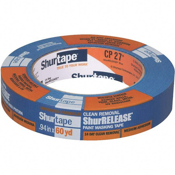 Shurtape 202872 Painter's Tape 24 mm Wide, 55 m Long, 5.5 mil Thick, Blue