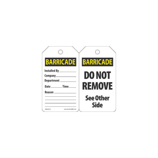 AccuformNMC TAB101CTP 1 25-Piece Traffic Barricade