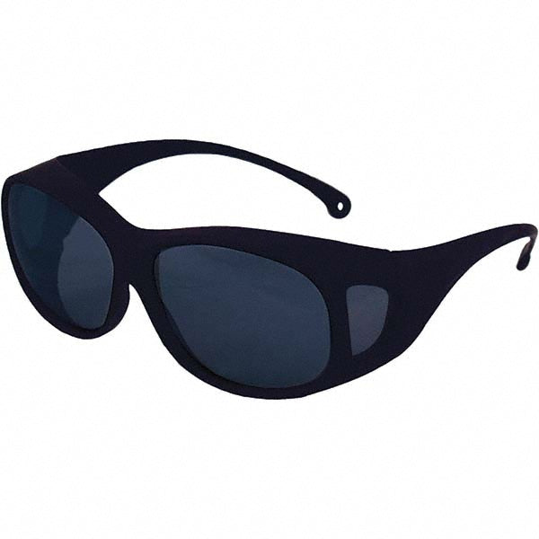 KleenGuard 20747 Safety Glass Anti-Fog & Scratch-Resistant, Polycarbonate, Smoke Mirror Lenses, Full-Framed, UV Protection