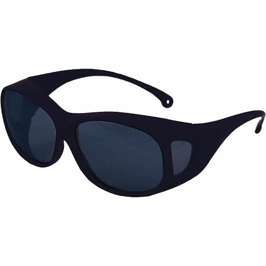 KleenGuard 20747 Safety Glass Anti-Fog & Scratch-Resistant, Polycarbonate, Smoke Mirror Lenses, Full-Framed, UV Protection