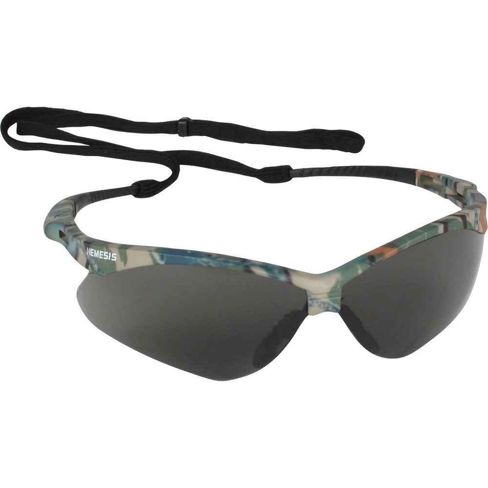 KleenGuard 22609 Safety Glass KleenVision Anti-Fog & Scratch-Resistant, Polycarbonate, Smoke Lenses, Full-Framed, UV Protection