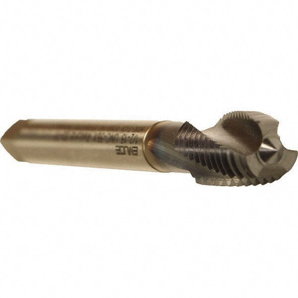 Emuge CU459611.5016 Spiral Flute Tap 3/4-10, UNC, 3 Flute, Modified Bottoming Chamfer, 3BX Class of Fit, Cobalt, TiCN Finish