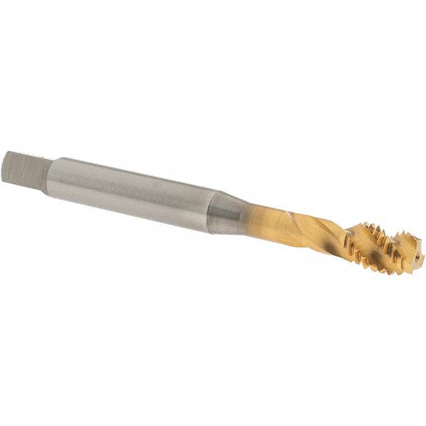 OSG 1645038165 Spiral Flute Tap 3/8-16 UNC, 3 Flutes, Modified Bottoming, 2B Class of Fit, Vanadium High Speed Steel, TIN Coated