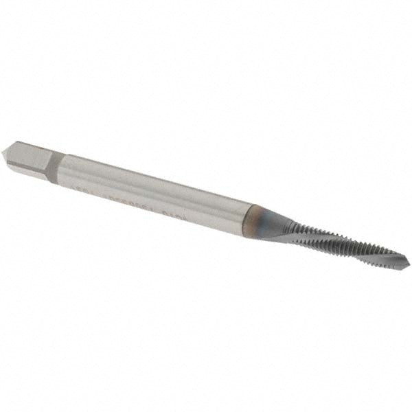 OSG 1306300108 Spiral Point Tap #2-56 UNC, 2 Flutes, Plug, 2B Class of Fit, Powdered Metal, V Coated