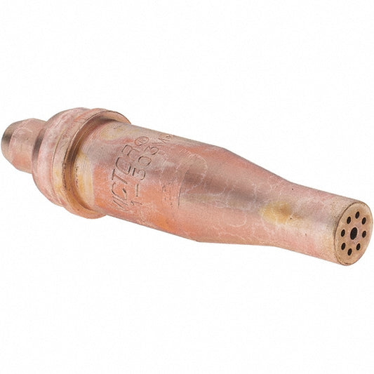 Victor 0330-0194 Oxygen/Acetylene Torch Tips Tip Type Cutting  Tip Number 3  Overall Diameter 4.7 in  Compatible Gas Propylene  Overall Length 3.7 in  Model Compatibility 300 Series Torch Handle