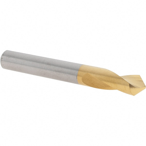 Melin Tool 27714 Spotting Drill 3/8" Dia, 90 &deg Point, 3" OAL, Solid Carbide