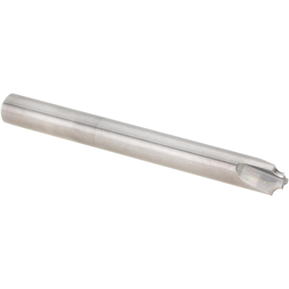 Melin Tool 16093 Corner Rounding End Mill 1/16" Radius, 1/8" Dia, 3 Flutes, 0.0630" LOC, Solid Carbide